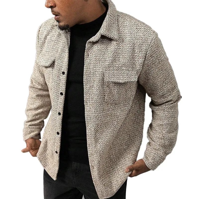 Men's Vintage Single Breasted Lapel Jacket 13607754X sold by Manly