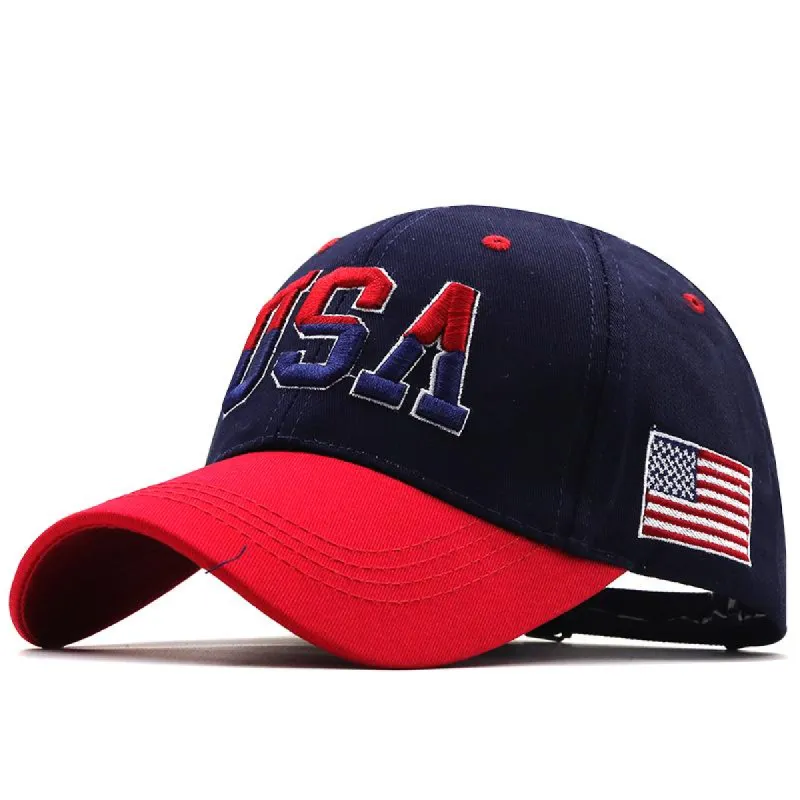 Men's Casual Outdoor USA Flag Cap 50285599TO sold by Manly