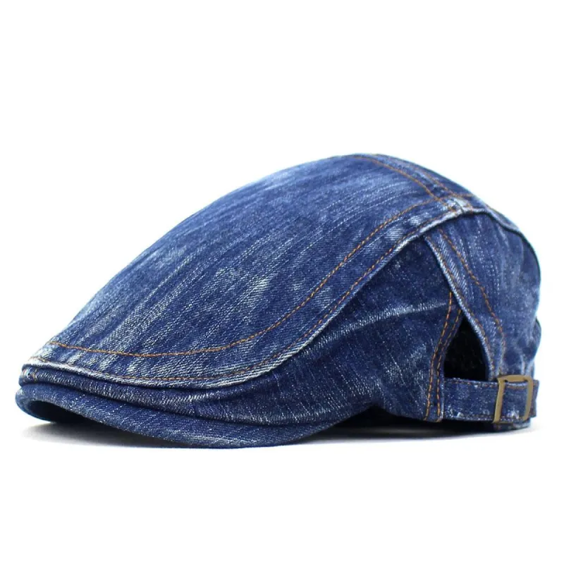 Men's Vintage Washed Forward Beret 77442460TO sold by Manly