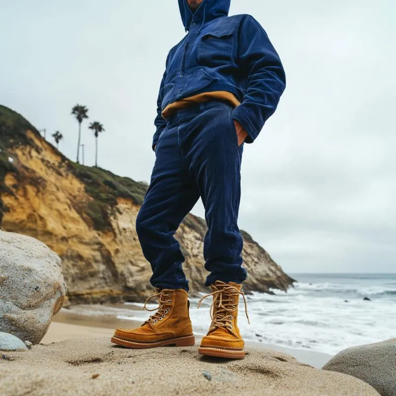 Men's Vintage Corduroy Slim Straight Pants 93067304M sold by Manly product image thumbnail 3