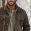 Men's Vintage Lapel Single Breasted Corduroy Jacket 71460914X sold by Manly