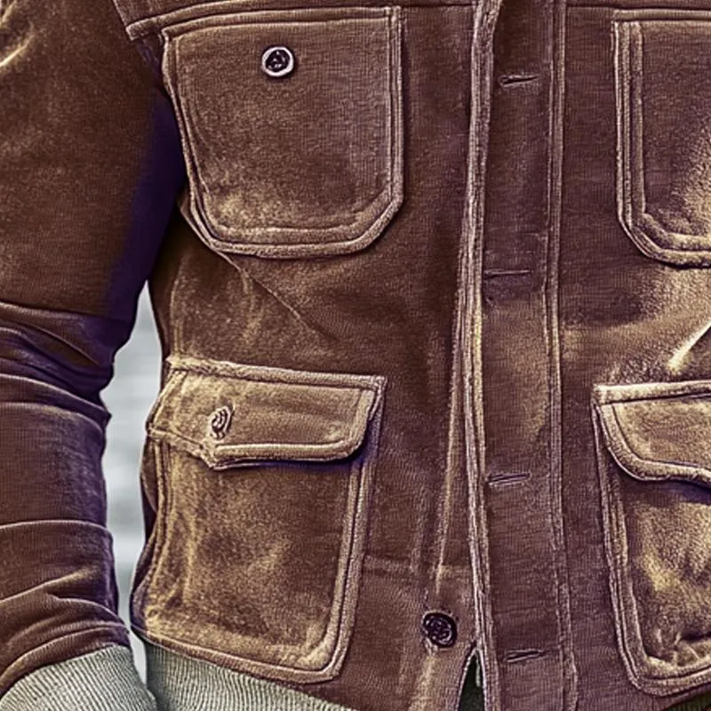 Men's Vintage Velvet Lapel Single Breasted Jacket 23159798X sold by Manly product image thumbnail 4