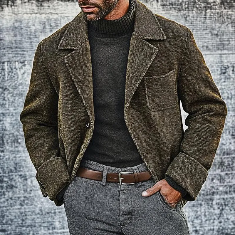 Men's Vintage Solid Single Breasted Jacket 04304395X sold by Manly product image thumbnail 2