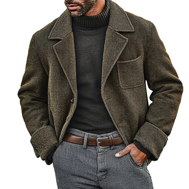 Men's Vintage Solid Single Breasted Jacket 04304395X sold by Manly