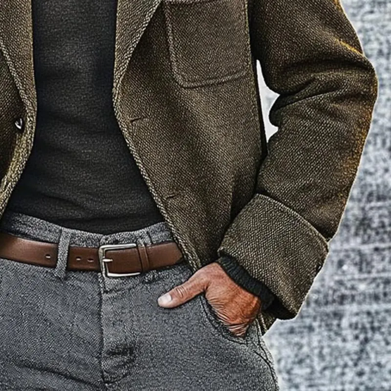 Men's Vintage Solid Single Breasted Jacket 04304395X sold by Manly product image thumbnail 3