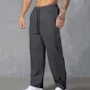 Men's Solid Color Corduroy Loose Casual Pants 61895601X sold by Manly