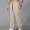 Men's Solid Color Corduroy Loose Casual Pants 61895601X sold by Manly