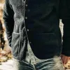 Men's Casual Solid Color Stand Collar Polar Fleece Jacket 50032711X sold by Manly