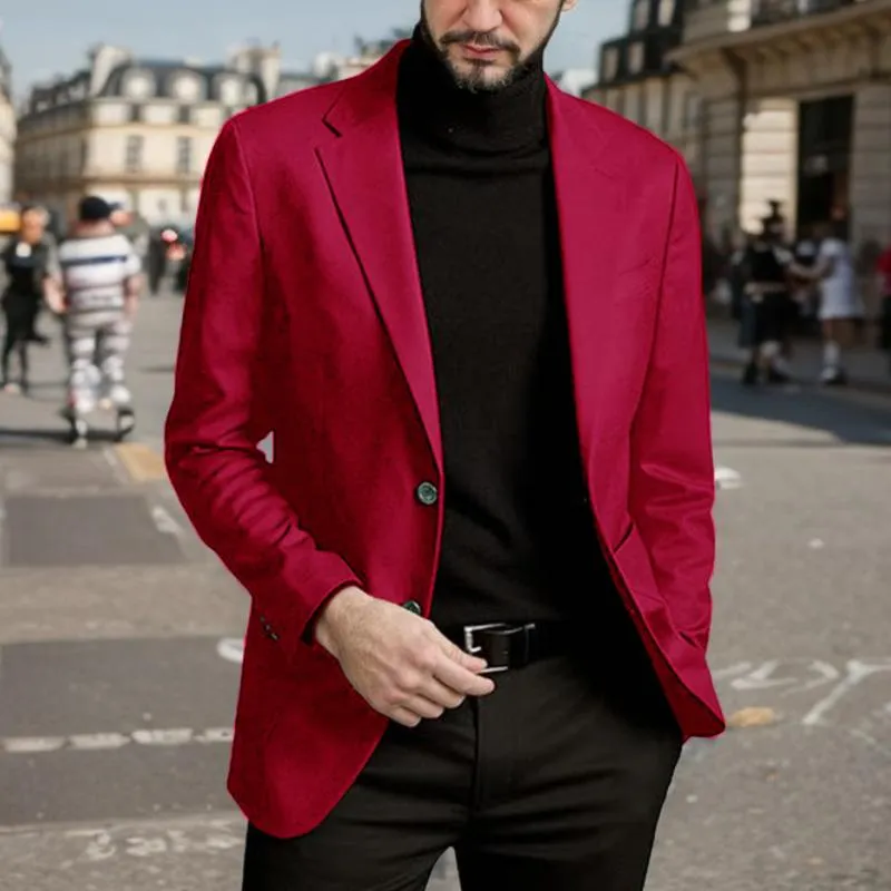 Men's Casual Solid Color Blazer 14268569Y sold by Manly product image thumbnail 3