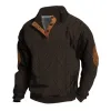 Men's Vintage Stand Collar Pullover Argyle Sweater 46087350X sold by Manly