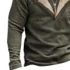 Men's Solid Color Zipper Fur Collar Long Sleeve Sweatshirt 00804539Y sold by Manly