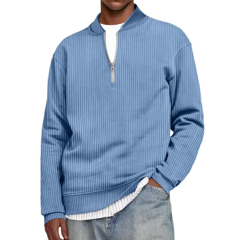 Men's Printed Turtleneck Half Zip Sweatshirt 11486185X sold by Manly