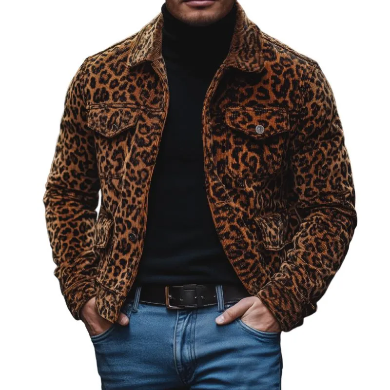 Leopard Work Jacket - Black | Parallel