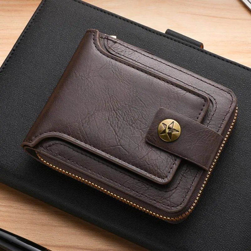 Men's Vintage Zipper Multi-Card Wallet 48820066U sold by Manly product image thumbnail 3