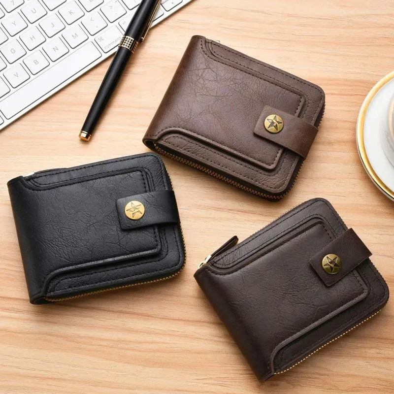 Men's Vintage Zipper Multi-Card Wallet 48820066U sold by Manly product image thumbnail 2