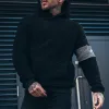 Men's Autumn and Winter Casual Sweatshirt Plush Hoodie 11899812U sold by Manly