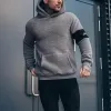 Men's Autumn and Winter Casual Sweatshirt Plush Hoodie 11899812U sold by Manly