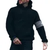 Men's Autumn and Winter Casual Sweatshirt Plush Hoodie 11899812U sold by Manly