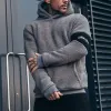 Men's Autumn and Winter Casual Sweatshirt Plush Hoodie 11899812U sold by Manly