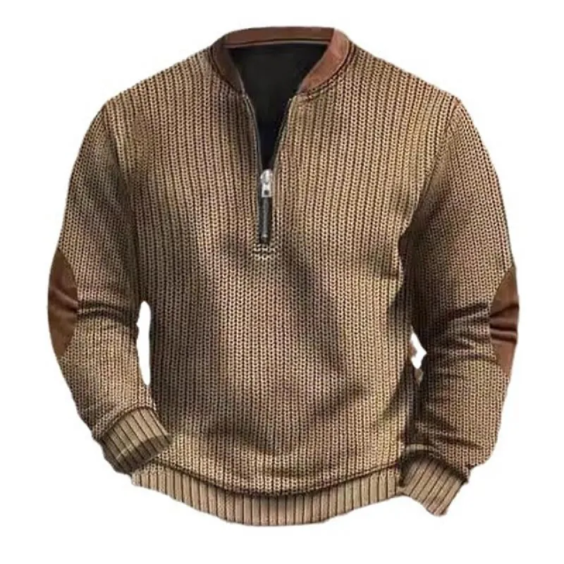 Men's Casual Half-zip Sweatshirt 18323724X sold by Manly