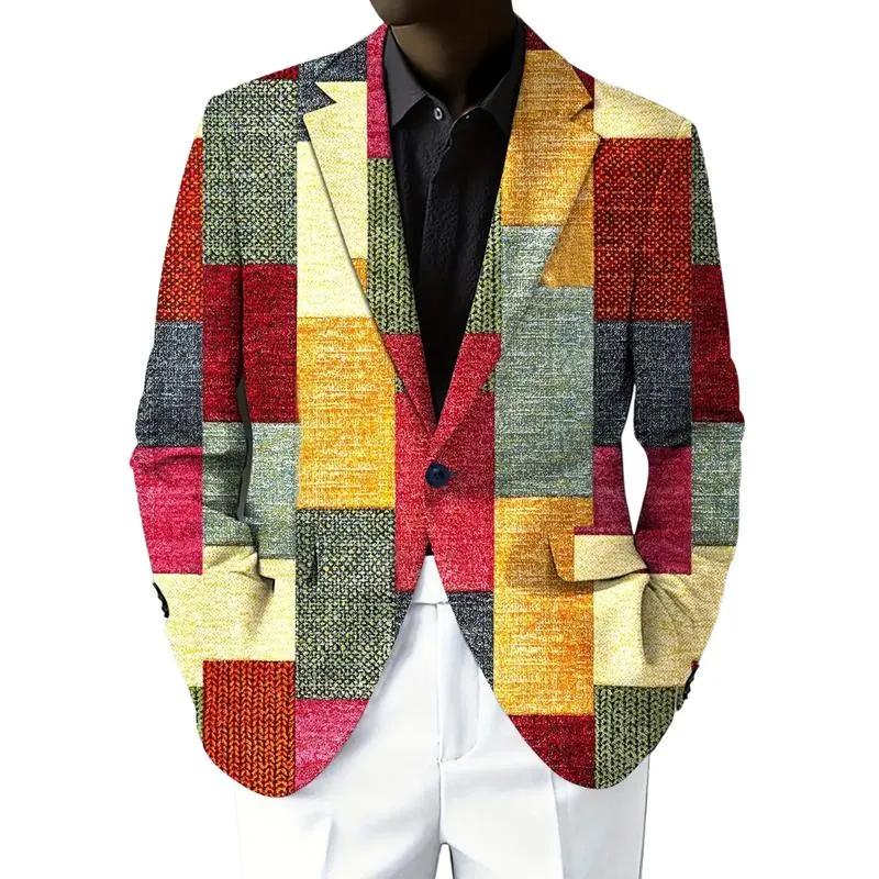 Men's Vintage Contrasting Lapel Blazer 86586205X sold by Manly