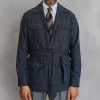 Men's Vintage Lapel Multi-pocket Single Breasted Belt Casual Jacket 69657136Z sold by Manly