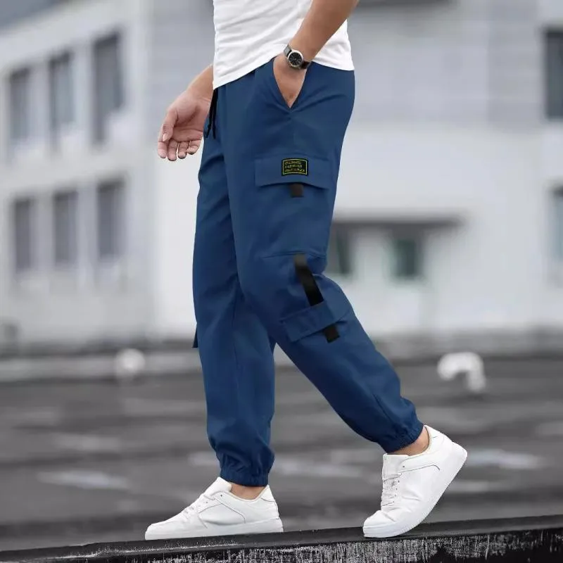 Men's Fashion Solid Color Multi-Pocket Cargo Pants 48573790Z sold by Manly product image thumbnail 5