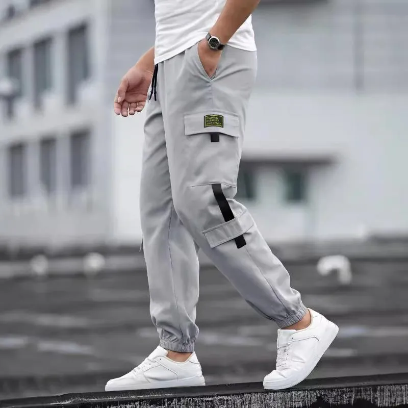 Men's Fashion Solid Color Multi-Pocket Cargo Pants 48573790Z sold by Manly product image thumbnail 2