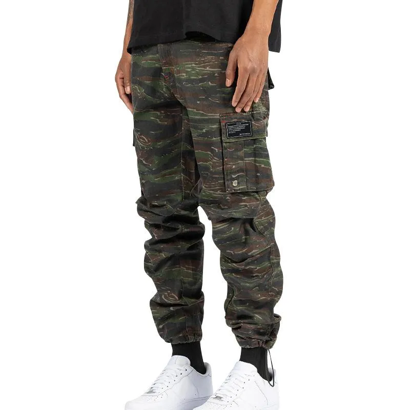 Men's Fashionable Loose Camouflage Multi-Pocket Cargo Pants 52431592Z sold by Manly product image thumbnail 4