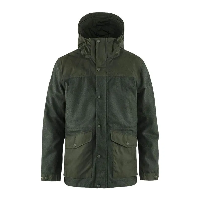 Men's Outdoor Solid Color Hooede Single Breasted Cargo Coat 31136607Z sold by Manly