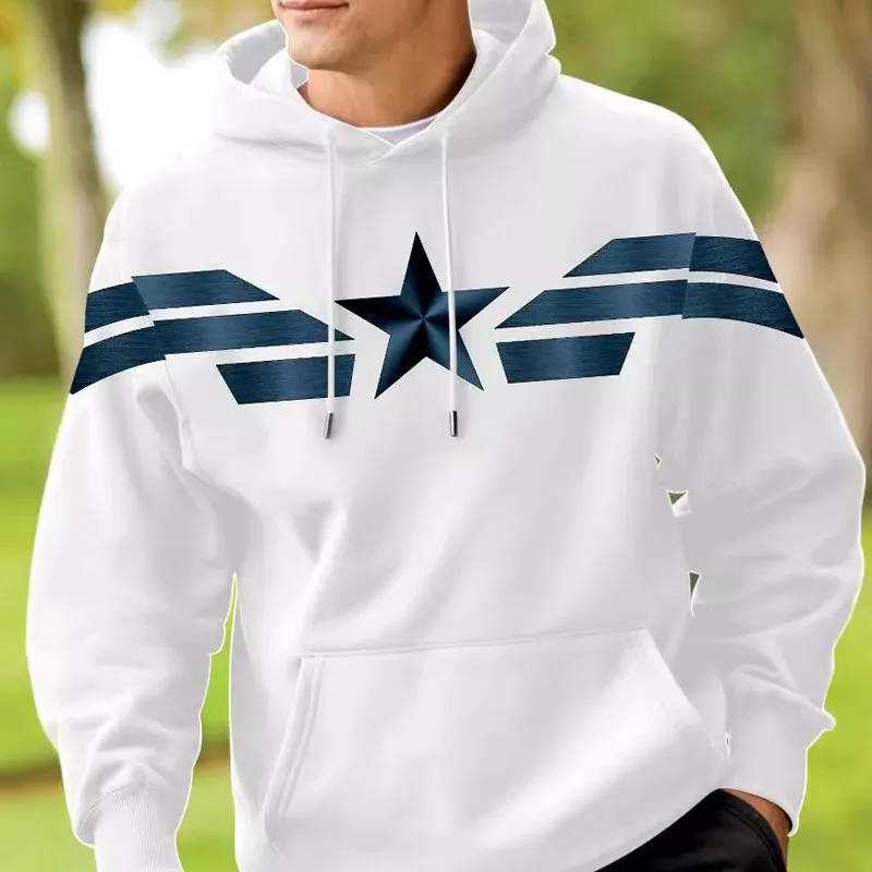 Men's Digital Printed Casual Pullover Hoodie 67811466U sold by Manly product image thumbnail 2