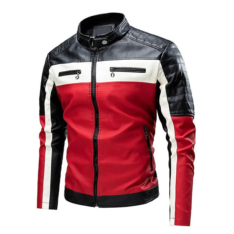 Men's Stylish Leather Motorcycle Jacket 86062197U sold by Manly product image thumbnail 3