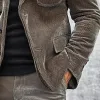 Men's Solid Corduroy Single Breasted Blazer 15838465X sold by Manly