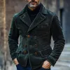 Vintage Solid Corduroy Double Breasted Blazer 03669001X sold by Manly