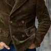 Men's Vintage Corduroy Double Breasted Blazer 40316746X sold by Manly