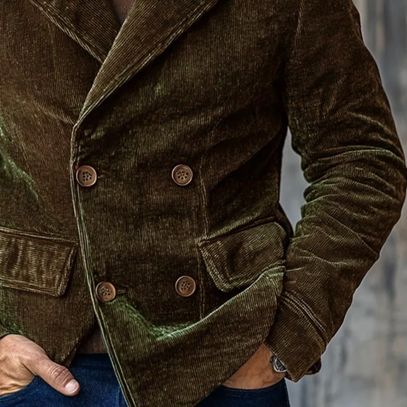 Men's Vintage Corduroy Double Breasted Blazer 40316746X sold by Manly product image thumbnail 3