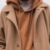 Men's Vintage Wool Blended Notched Lapel Single-Breasted Loose Long Coat 14706462M sold by Manly