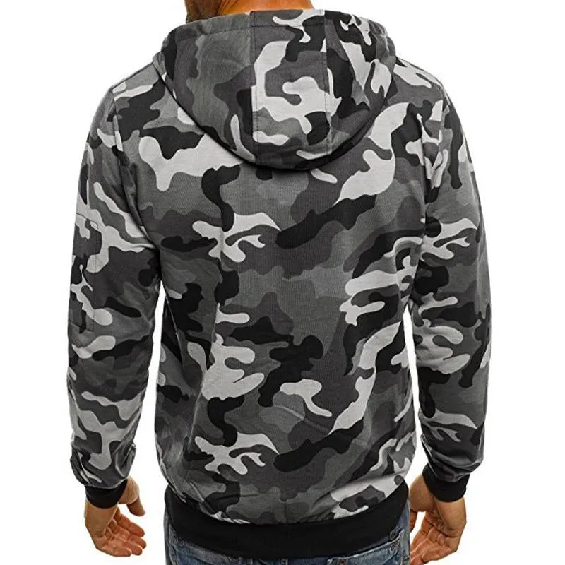 Men's Camouflage Cardigan Hoodie 98968929U sold by Manly product image thumbnail 3