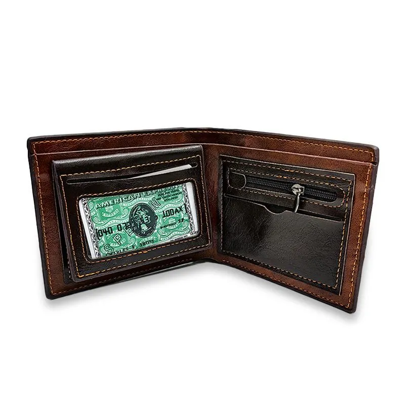 Men's Short Vintage Crocodile Head Multi-Card Wallet 72231672U sold by Manly product image thumbnail 5