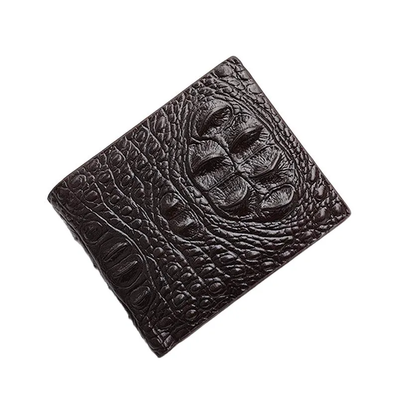 Men's Short Vintage Crocodile Head Multi-Card Wallet 72231672U sold by Manly product image thumbnail 2