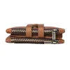 Men's Genuine Leather Double Zipper Multi-Card Slot Vintage Card Holder Wallet 58897233U sold by Manly