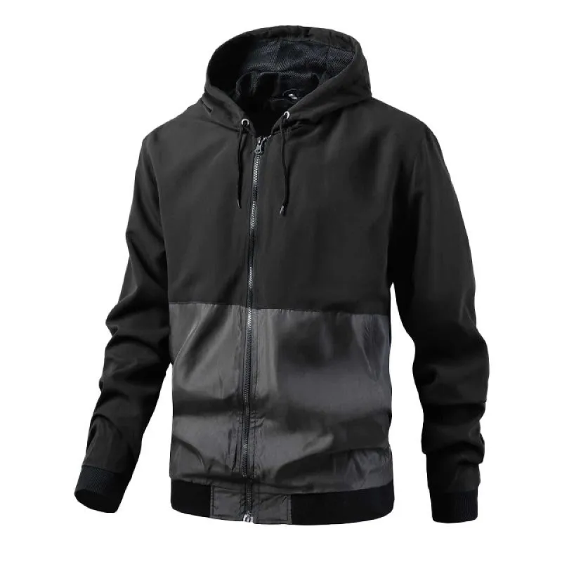 Men's Autumn and Winter Patchwork Casual Hoodie 30981943U sold by Manly