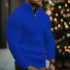 Men's Vintage Cable Zipper Stand Collar Long Sleeve Sweater 01885765Y sold by Manly