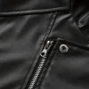 Men's Vintage Leather Zip-Up Biker Hooded Vest 42810922M sold by Manly