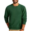 Men's Solid Color Plush Round Neck Long Sleeve Sweatshirt 48577116Y sold by Manly