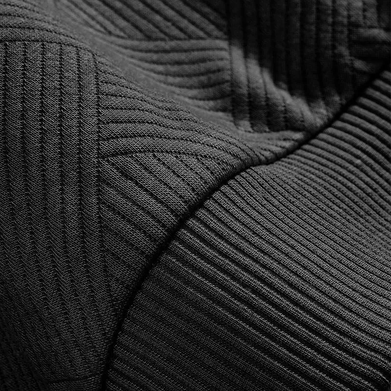 Men's Retro Jacquard Lapel Half Zip Long Sleeve Sweatshirt 98326683U sold by Manly product image thumbnail 3