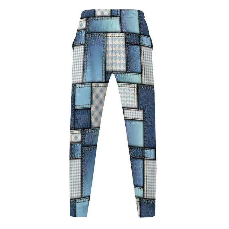 Men's Casual Patchwork Printed Loose Tight Trousers 02758404X sold by Manly product image thumbnail 4