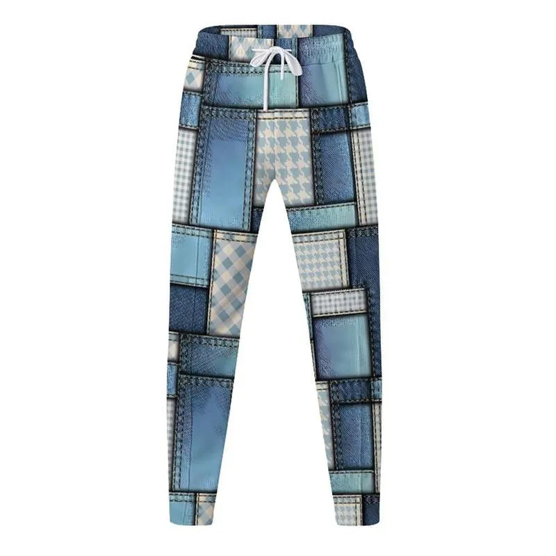 Men's Casual Patchwork Printed Loose Tight Trousers 02758404X sold by Manly product image thumbnail 3