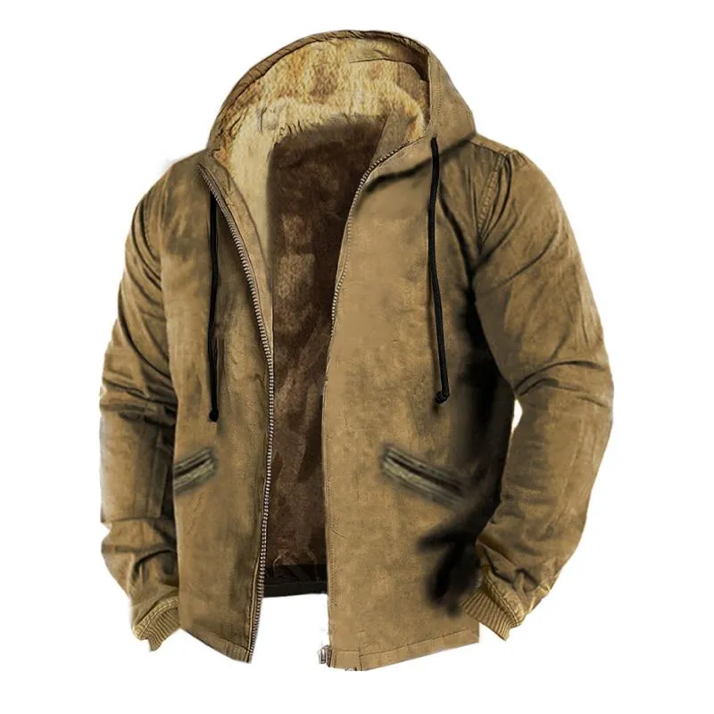 Men's Vintage Print Hooded Jacket 81980323X sold by Manly product image thumbnail 3