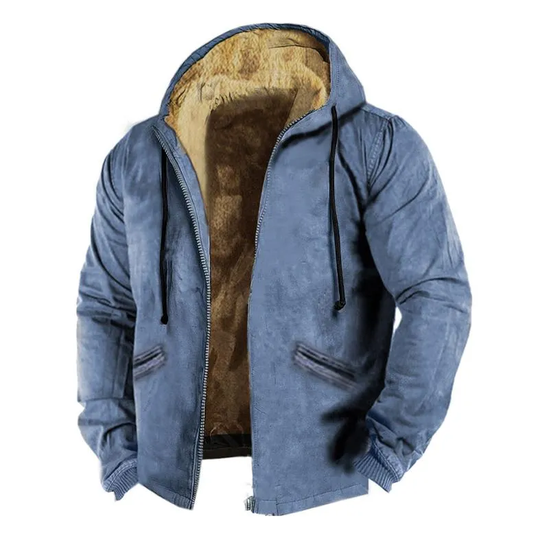 Men's Vintage Print Hooded Jacket 81980323X sold by Manly product image thumbnail 4